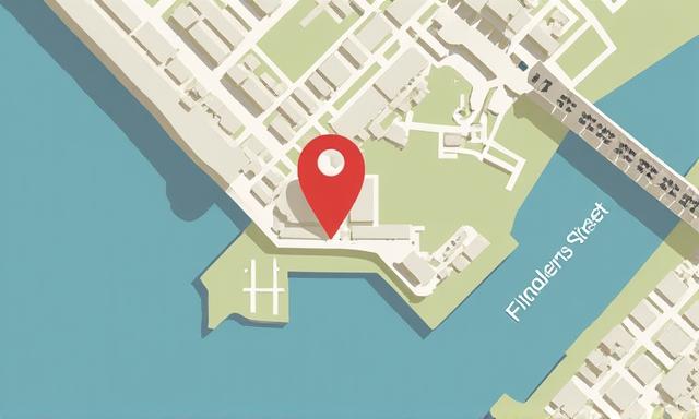 Placeholder map showing the location of Beaconstone Grid on Flinders Street, Melbourne